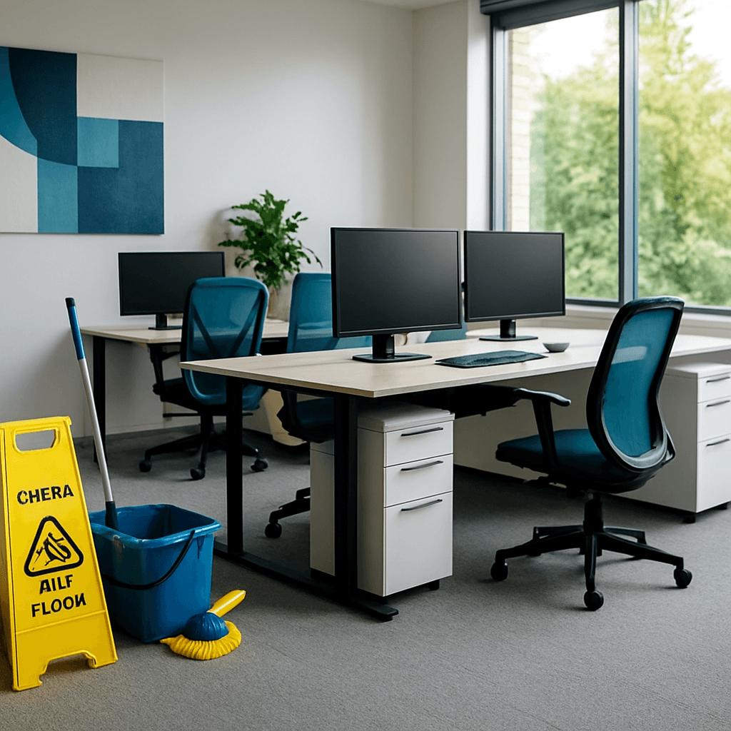 Office cleaning for productivity