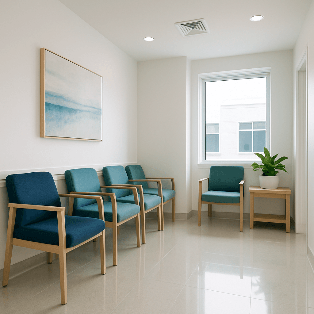Professional cleaning staff in a healthcare facility in Perth