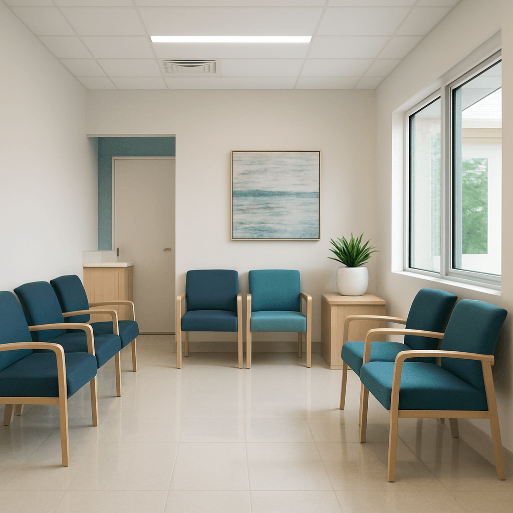 Professional cleaning team in a Perth healthcare facility