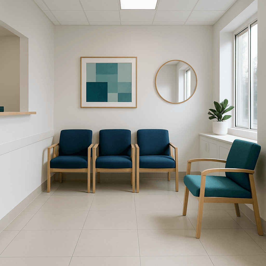 Professional cleaning team in a healthcare facility in Perth