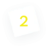 Graphic representation of home cleaning services with a number two and cleaning icons.